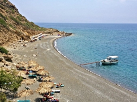 Strand von Agios Georgios